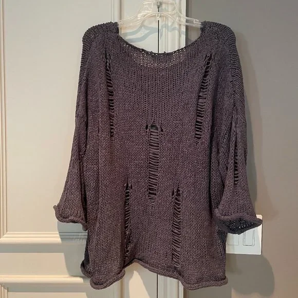 fab'rik Distressed Sweater - Picture 2 of 2